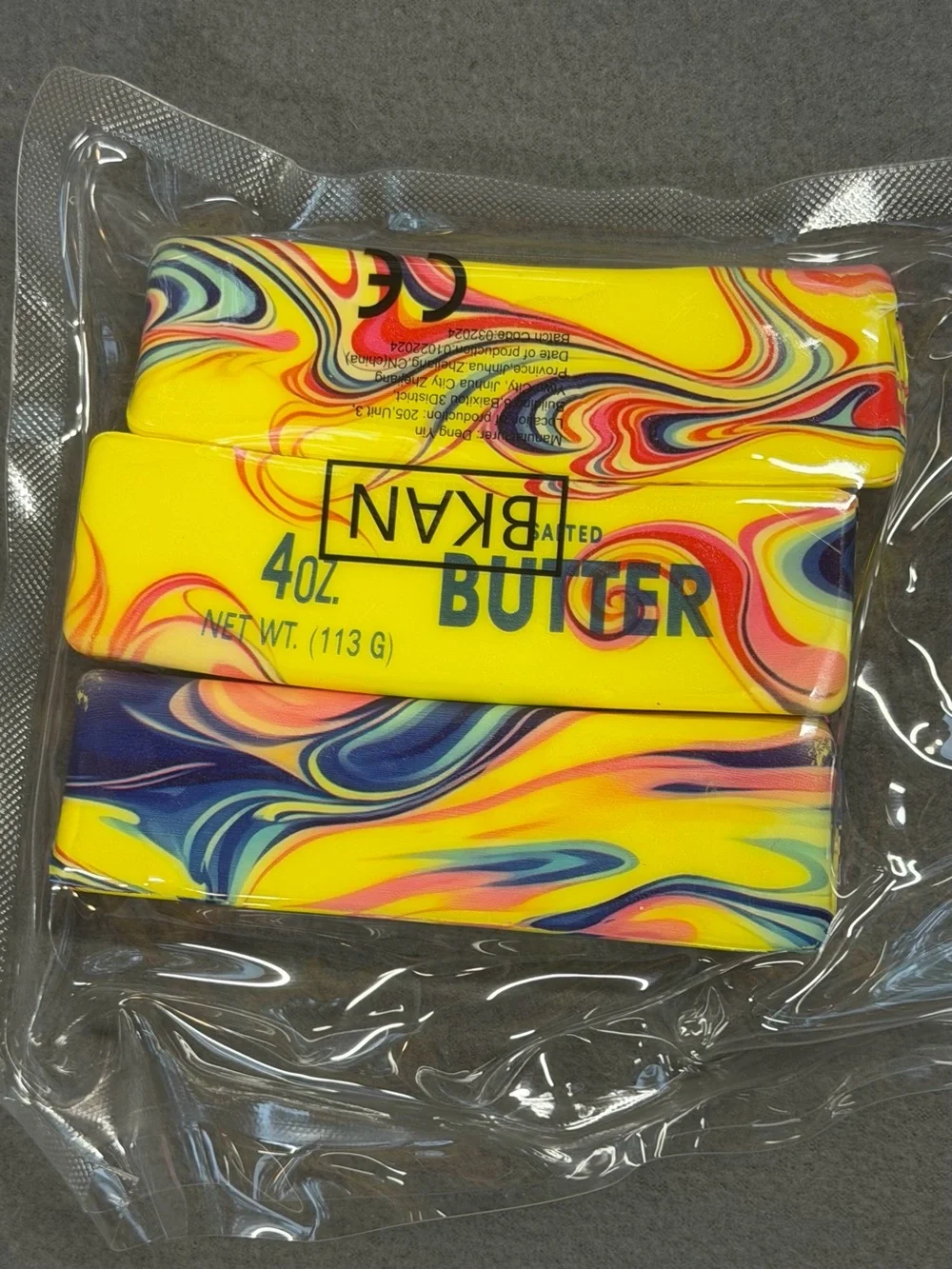 Kids Yellow Swirl Butter Toy Accessory